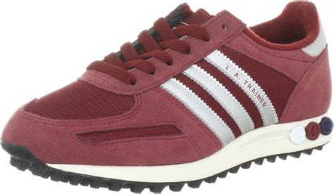 adidas sneaker silber rot herren|Adidas LA Trainer .